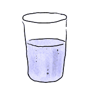 glas water